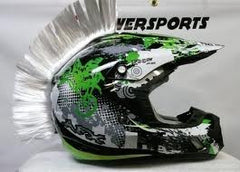 Motorcycle Dirt Bike Peel Stick Velcro Helmet Mohawks