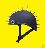 Metal Motorcycle Helmet Peel and Stick Spike Strips Mohawks Click For More Styles