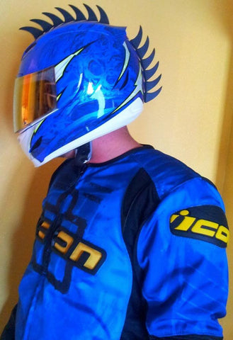 Motorcycles Dirt Bikes Atv Helmet Kids 3M Peel Stick Rubber