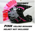 Velcro Motorcycle Dirtbike Peel Stick Helmet Mohawks Click For More Colors