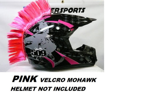 dirt bike helmet with mohawk sticker Motorcycle Dirt Bike Skate Boarding Snow Ski BMX Velcro Helmet Mohawks – RydeWear.com