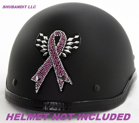 black bling motorcycle helmet Motorcycle Half Shell Harley Helmet Bling Rhinestone Sticker Patches – RydeWear.com
